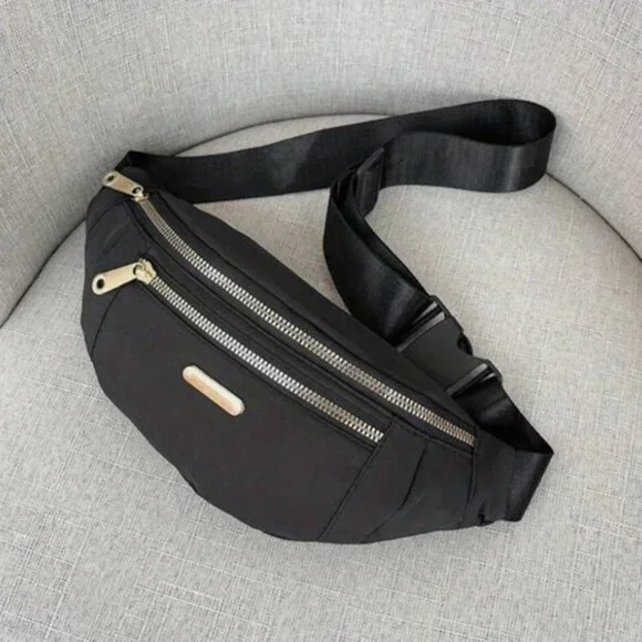 Black Fanny Pack,β Waist, Bum, Crossbody, Park Bag (NEW & SUPER CUTE!) - Picture 3 of 6